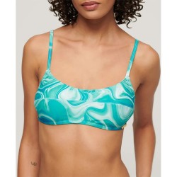 Superdry Print Bralette bikini top - Blue (Bali Blue Marble) дамски,бански,костюми,superdry,print,bralette,bikini,top,blue,(bali,blue,marble)