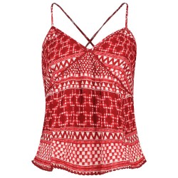 тениска,дамски,тениски,superdry,printed,woven,sleeveless,t,shirt,red