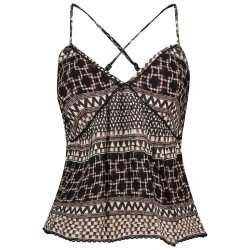 тениска,дамски,тениски,superdry,printed,woven,sleeveless,t,shirt,brown