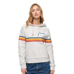 суичър,дамски,блузи,superdry,rainbow,logo,hoodie,grey
