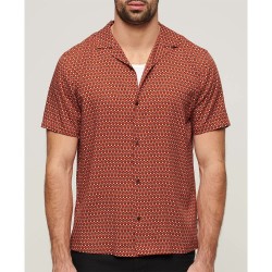 тениска,мъжки,тениски,superdry,revere,70s,short,sleeve,t,shirt,philomena,red,print,(orange)