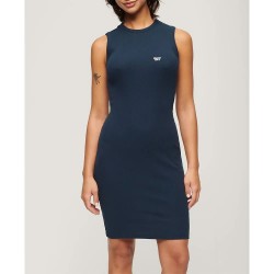 рокля,дамски,поли,и,рокли,superdry,rib,bodycon,sleeveless,short,dress,blue