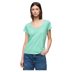 тениска,дамски,тениски,superdry,scoop,short,sleeve,t,shirt,fluro,mint,(green)