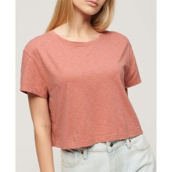 тениска,дамски,тениски,superdry,slouchy,cropped,short,sleeve,t,shirt,desert,sand,pink,(pink)