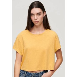 тениска,дамски,тениски,superdry,slouchy,cropped,short,sleeve,t,shirt,yellow,(sauterne,yellow)