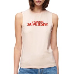 тениска,дамски,тениски,superdry,sport,luxe,graphic,fitted,sleeveless,t,shirt,beige,(mauve,morn,pink)