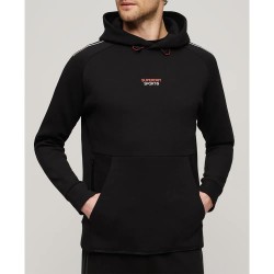 суичър,мъжки,пуловери,superdry,sport,tech,logo,loose,hoodie,black,(black)