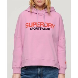 суичър,дамски,блузи,superdry,sportswear,logo,boxy,hoodie,pink,(hyper,lavender)