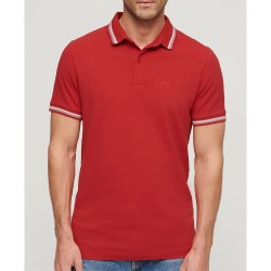 мъжки,блузи,с,яка,superdry,sportswear,relaxed,tipped,short,sleeve,polo,apple,red,(red)