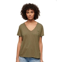 тениска,дамски,тениски,superdry,studios,slub,embroidered,short,sleeve,v,neck,t,shirt,tornado,green,(green)
