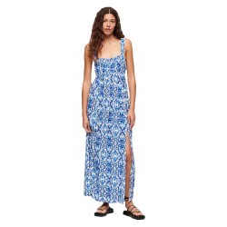 рокля,дамски,поли,и,рокли,superdry,tie,back,sleeveless,midi,dress,blue