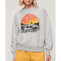 блуза,дамски,блузи,superdry,travel,souvenir,loose,sweatshirt,grey