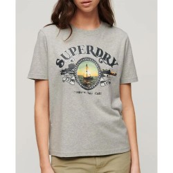 тениска,дамски,тениски,superdry,travel,souvenir,relaxed,short,sleeve,t,shirt,pumice,stone,beige,marl,(beige)