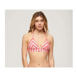 дамски,бански,костюми,superdry,triangle,bikini,top,pink,stripe,(pink)
