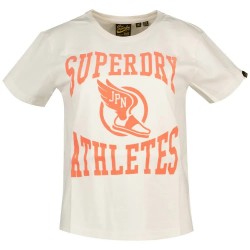 тениска,дамски,тениски,superdry,varsity,flocked,fitted,short,sleeve,t,shirt,off,white,(white)