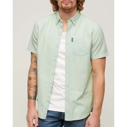 риза,с,къс,ръкав,мъжки,ризи,superdry,vintage,oxford,short,sleeve,shirt,light,green,(green)