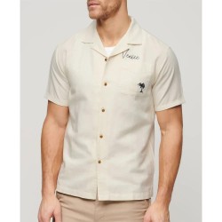 риза,с,къс,ръкав,мъжки,ризи,superdry,vintage,resot,short,sleeve,shirt,beige,(off,white)