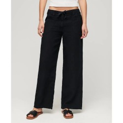 панталони,дамски,панталони,superdry,w7011006a,pants,black,(black)