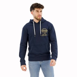 суичър,мъжки,пуловери,superdry,workwear,flock,chest,hoodie,eclipse,navy,(black)