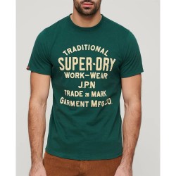 тениска,мъжки,тениски,superdry,workwear,flock,graphic,short,sleeve,t,shirt,green