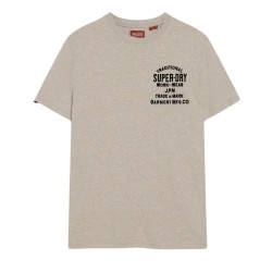 тениска,мъжки,тениски,superdry,workwear,flock,graphic,short,sleeve,t,shirt,lavin,beige,marl,(beige)