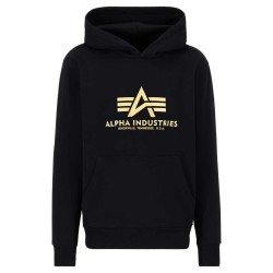 суичър,мъжки,пуловери,alpha,industries,basic,carbon,hoodie,black,(black,gold)