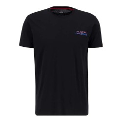 Тениска Alpha industries Holographic Sl T short sleeve T-shirt - Black (Black) тениска,мъжки,тениски,alpha,industries,holographic,sl,t,short,sleeve,t,shirt,black,(black)
