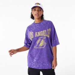 тениска,мъжки,тениски,new,era,nba,washed,los,angeles,lakers,t,shirt,purple
