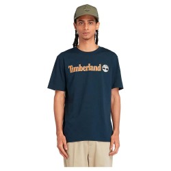 тениска,мъжки,тениски,timberland,kennebec,river,linear,logo,short,sleeve,t,shirt,blue,(dark,sapphire)