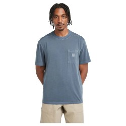 тениска,мъжки,тениски,timberland,merrymack,river,garment,dye,chest,pocket,short,sleeve,t,shirt,blue