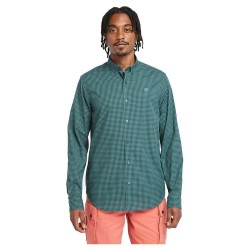 риза,с,дълъг,ръкав,мъжки,ризи,timberland,micro,gingham,poplin,long,sleeve,shirt,sea,pine,yd,(green)