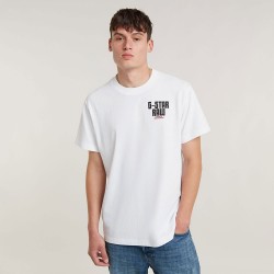 тениска,мъжки,тениски,g,star,engine,back,gr,loose,short,sleeve,t,shirt,white