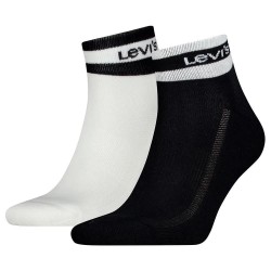чорапи,мъжки,чорапи,levi´s,®,sport,2,units,quarter,short,socks,2,pairs,black,white,(multicolor)