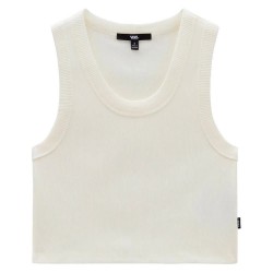 тениска,дамски,топове,vans,drew,rib,sleeveless,t,shirt,marshmallow,(beige)