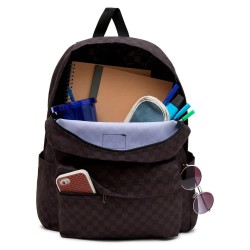 раница,раници,vans,old,skool,check,22l,backpack,black,(black,charcoal)