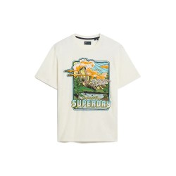 тениска,мъжки,тениски,superdry,neon,travel,graphic,loose,short,sleeve,t,shirt,off,white,slub,(beige)