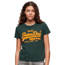 тениска,дамски,тениски,superdry,neon,vl,graphic,fitted,short,sleeve,t,shirt,enamel,green,(green)