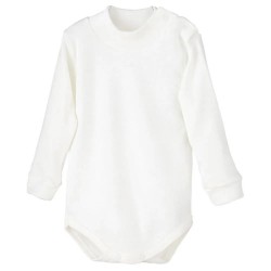 Calamaro C01210 Long Sleeve Body - White (Raw) детски,облекла,за,момчета,детски,облекла,за,момичета,calamaro,c01210,long,sleeve,body,white,(raw)