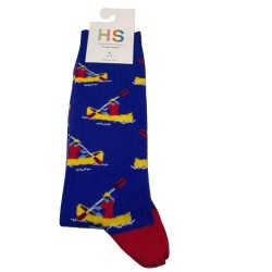 чорапи,мъжки,чорапи,hs,by,happy,socks,canoe,half,long,socks,multicolor