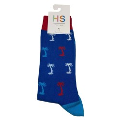 чорапи,мъжки,чорапи,hs,by,happy,socks,palm,half,long,socks,multicolor