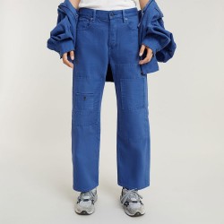 дънки,дамски,панталони,g,star,bowey,3d,boyfriend,patch,ankle,jeans,blue
