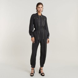 гащеризон,дамски,гащеризони,g,star,zip,wide,jumpsuit,blue