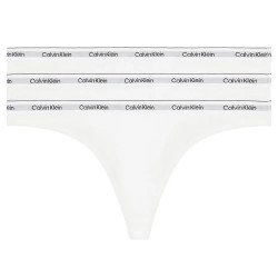 дамско,бельо,дамски,бикини,и,танкини,calvin,klein,000qd5209e,thong,3,units,white,white,white,(white)