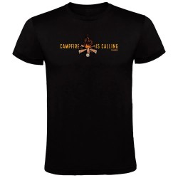 тениска,мъжки,тениски,kruskis,campfire,is,calling,short,sleeve,t,shirt,black