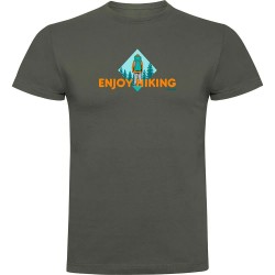 тениска,мъжки,тениски,kruskis,enjoy,hiking,short,sleeve,t,shirt,dark,army,green,(green)
