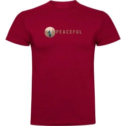 тениска,мъжки,тениски,kruskis,peaceful,short,sleeve,t,shirt,dark,red,(red)