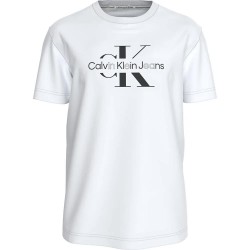 тениска,мъжки,тениски,calvin,klein,jeans,disrupted,outline,monologo,short,sleeve,t,shirt,white,(bright,white)