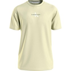 тениска,мъжки,тениски,calvin,klein,jeans,monologo,regular,short,sleeve,t,shirt,beige