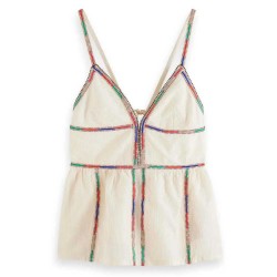 тениска,дамски,тениски,scotch,&,soda,177195,sleeveless,t,shirt,beige