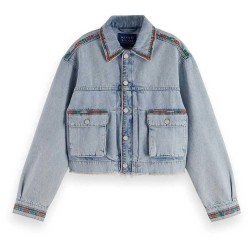 Яке Scotch & soda Sea Star denim jacket - Blue (Sea Star) яке,дамски,якета,и,палта,scotch,&,soda,sea,star,denim,jacket,blue,(sea,star)